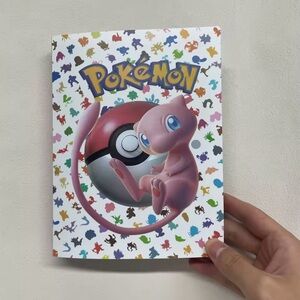 Pokémon Trading Card Binder Album – Mew Design – 4-Pocket Card Storage Book